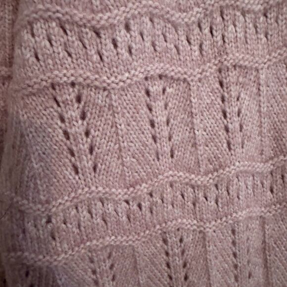 ALTAR'D State Size SMALL Pink Front Button Cardigan Buttery Soft Oversized Knit - Picture 4 of 6